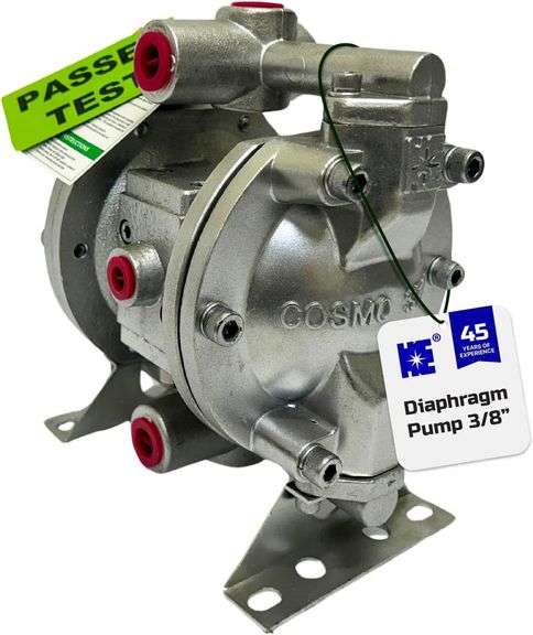 COSMOSTAR D0902 3/8" Double Air Diaphragm Pump image