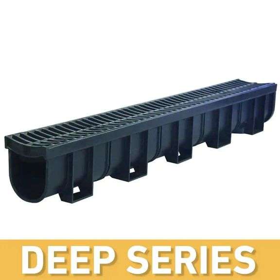 Deep Series 5.4 in. W x 39.4 in. L Channel & Grate image