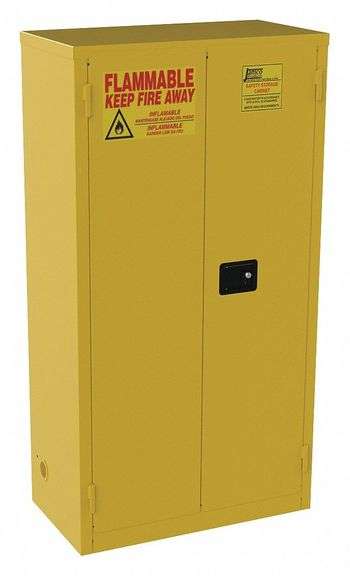 Flammables Cabinet: 44 gal, 34x18x65 in image