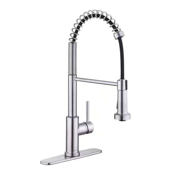 Paulina Single-Handle Pull Down Faucet - Steel image