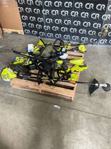 Pallet of Ryobi Weed Whipper Parts image