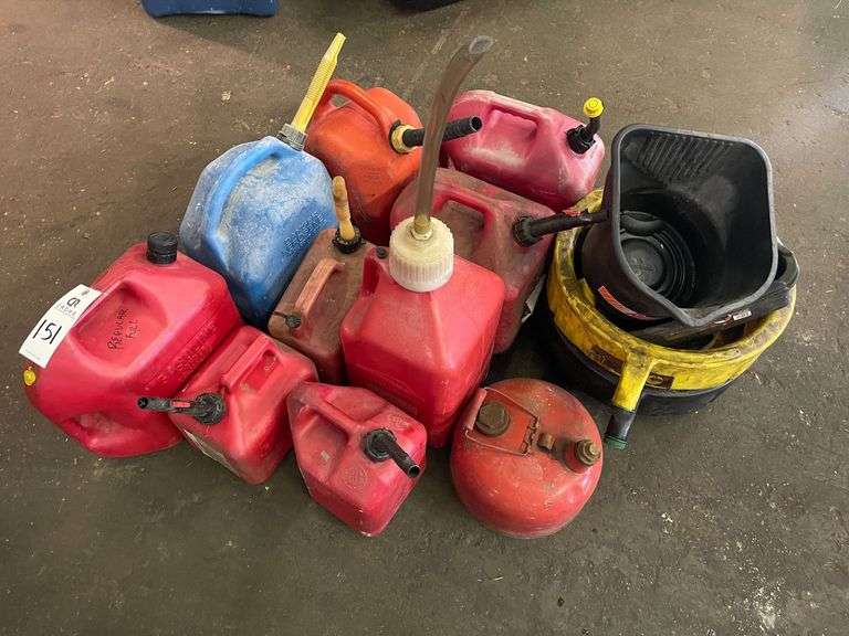 Assorted Fuel Cans image