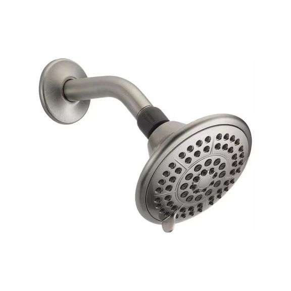 5-Spray 1.75 GPM 4.94 in. Shower Head, Nickel image