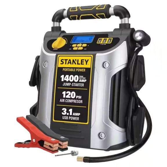 1400 Amp Jump Starter with USB & Compressor image
