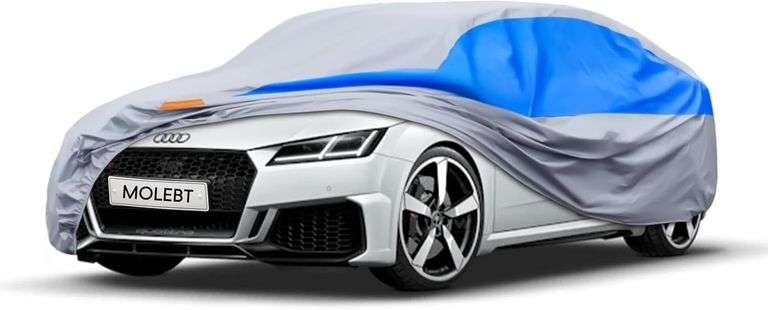 Heavy Duty Waterproof Car Cover for Coupes, Silver image