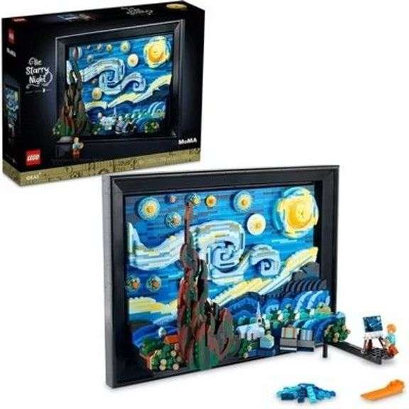 LEGO Ideas Van Gogh - Starry Night Art Set 21333 image