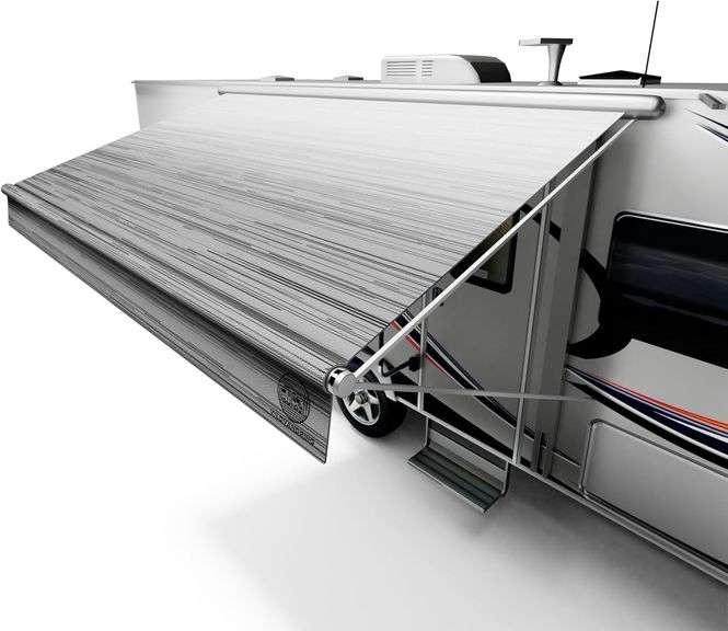 Heavy-Duty RV Awning Fabric Replacement 15ft image