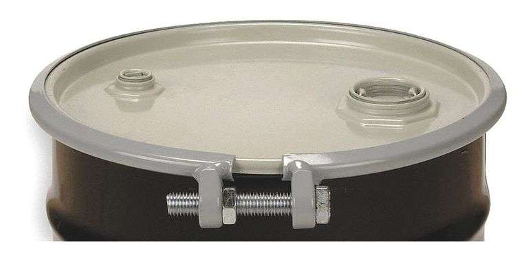 Steel Drum, 55 gal, Bolt Ring, Epoxy Lined image