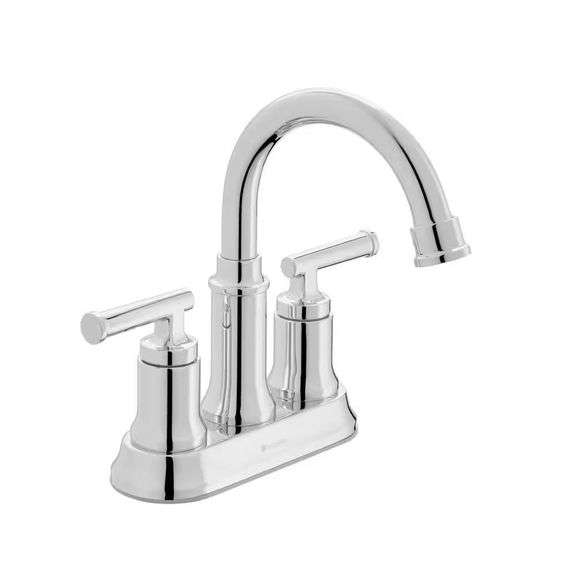 Oswell 4 in. Centerset Double Handle Faucet Chrome image
