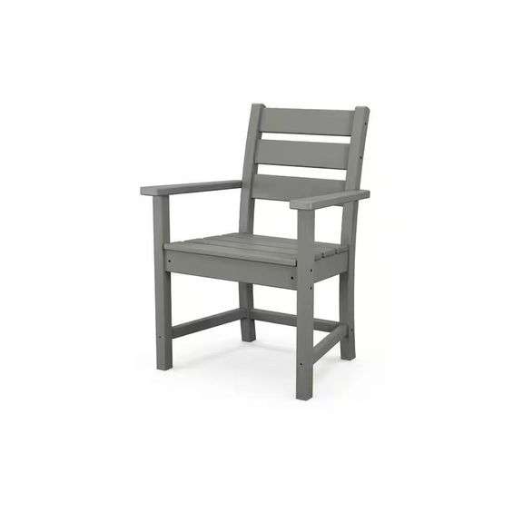 Grant Park Grey Stationary Outdoor Dining Chair image
