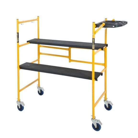 Jobsite Series Baker Mini Scaffold with Wheels image