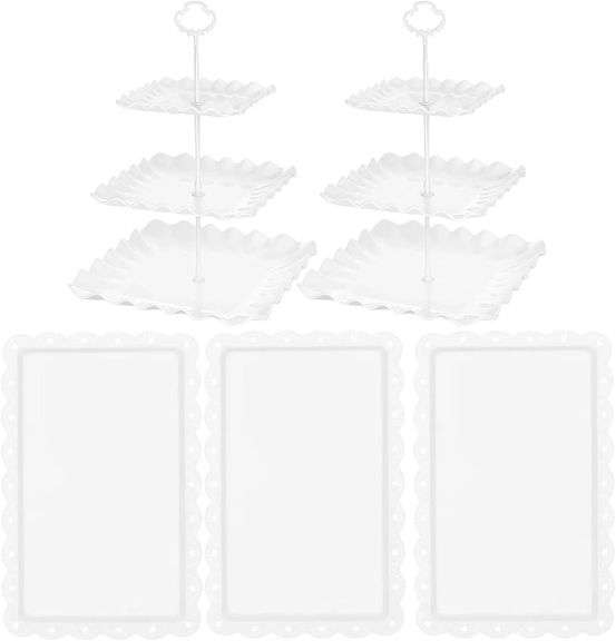 5 Pcs Cupcake Stand Set - Dessert Table Display image