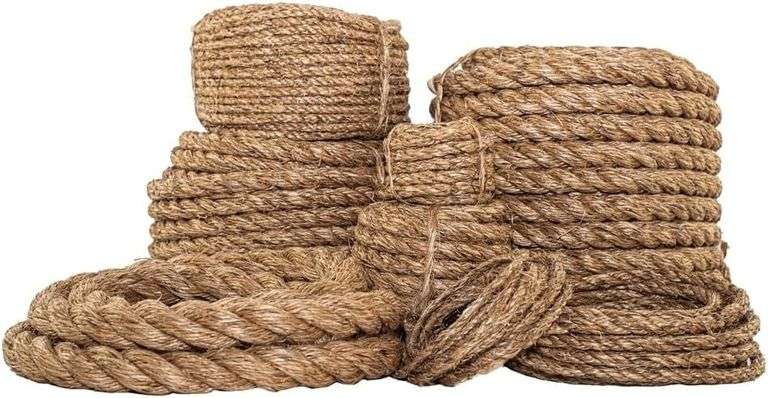 SGT KNOTS Twisted Manila Rope, 3/4 in x 50 ft image