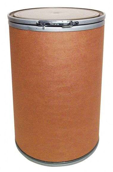 55 gal Fiber Drum, Lever Lock, Poly Lining image