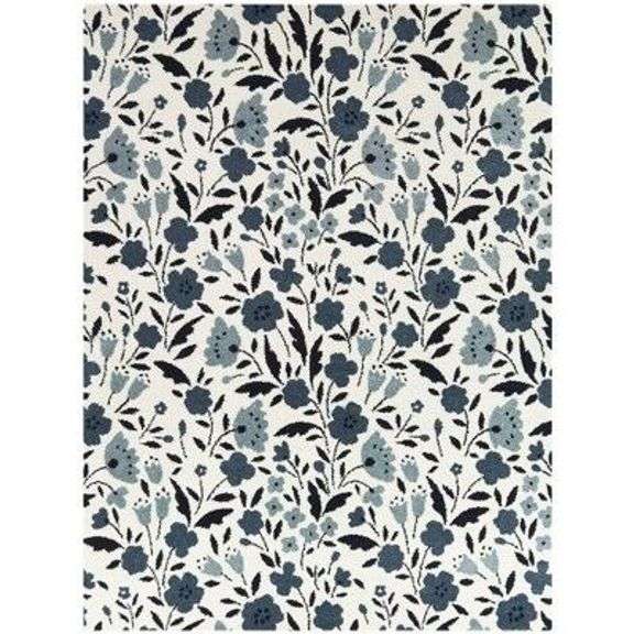 Balta Rugs 7'10"x10' Kelsey Floral Teen Rug Cream image