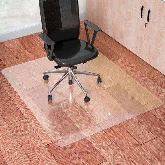 Office Chair Mat, 53"x45" Transparent Floor Mat image