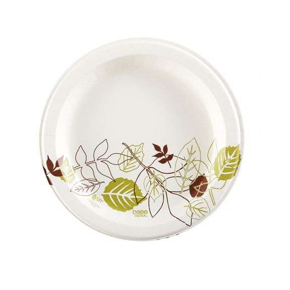 DIXIE Disposable Paper Plate, 10 1/8 in, 500 PK image