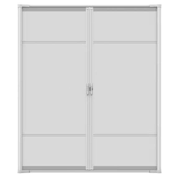 72x80 Brisa White Double Retractable Door Kit image