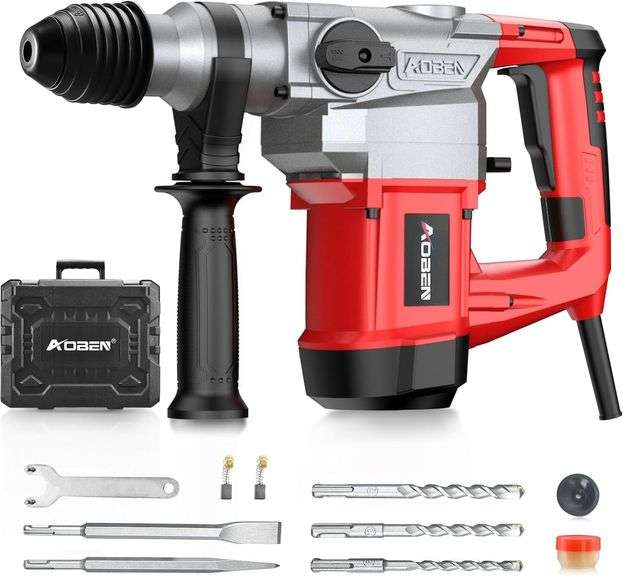 AOBEN 1-1/4 Inch SDS-Plus Rotary Hammer Drill, 10A image