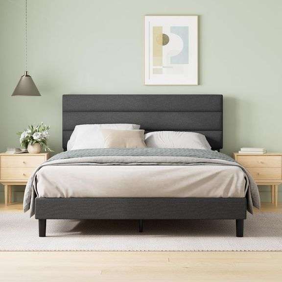 ZINUS Full Piper Upholstered Platform Bed image