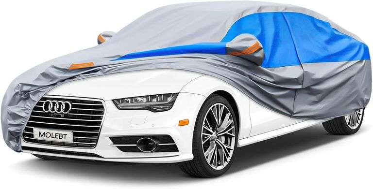Heavy Duty Car Cover for Sedan 208 78 59 in image