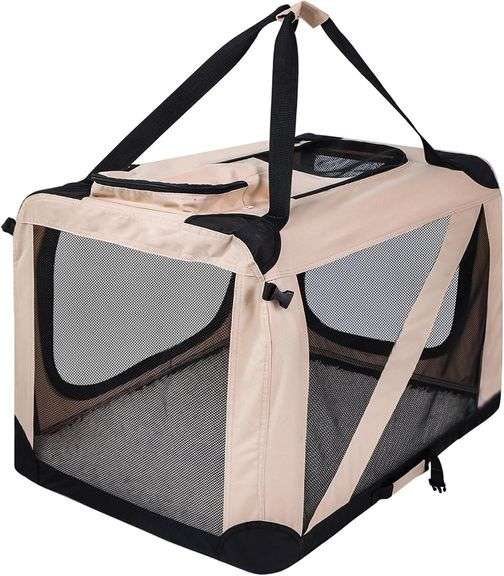 GYBest Portable Dog Crate - Large-32"x23"x23" image
