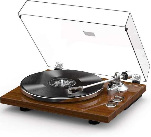 Vinyl Record Player Belt Drive Turntable image