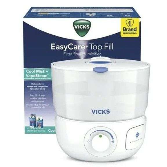 Vicks EasyCare Cool Mist Humidifier, 400 sq ft image