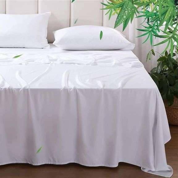 David's Home Rayon Bamboo Cooling Sheets, King image
