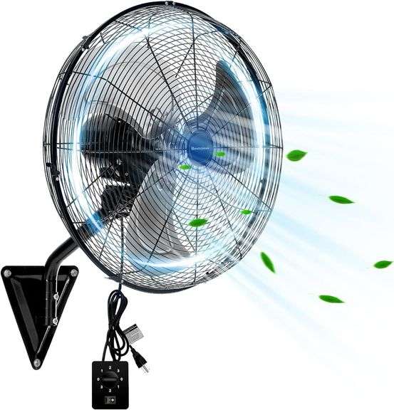 20 Inch Heavy Duty Wall Mount Oscillating Fan image