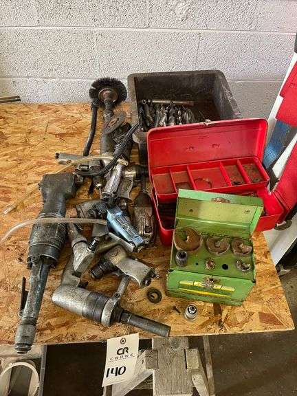 Assorted Pneumatic Hand Tools, Bits image