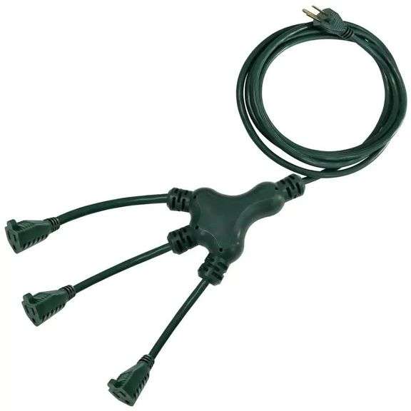 HDX 40 ft. Outdoor Extension Cord, Green image