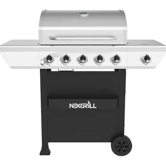 5-Burner Gas Grill Stainless Steel image