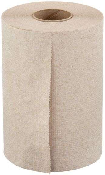 GRAINGER Paper Towel Roll: Brown, 7 7/8 in Wd image