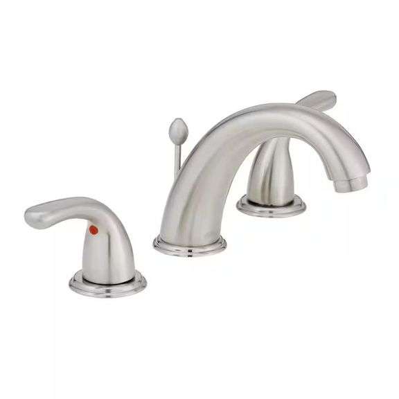 8 in. Widespread High-Arc Faucet, Brushed Nickel image