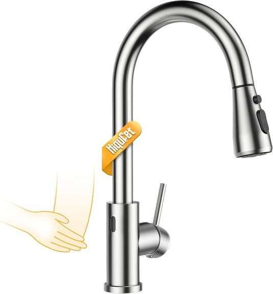 Touchless Kitchen Faucet, Pull Down Sprayer image