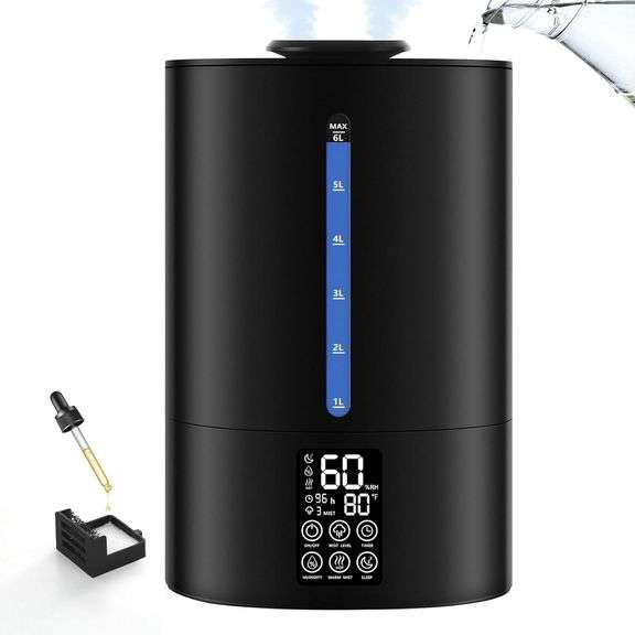 6L Humidifiers: Cool/Warm, 360  Nozzle image