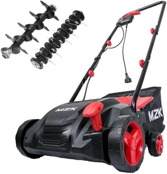 MZK 13-inch 2-in-1 Dethatcher and Scarifier image
