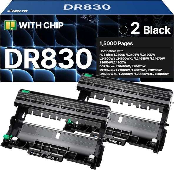 DR830 Drum for Brother Printers (2 Packs) image