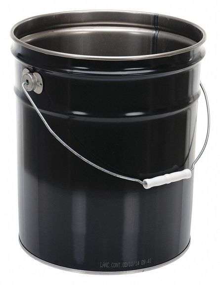 APPROVED VENDOR Pail: 5 gal, Steel, 11 7/8 in image