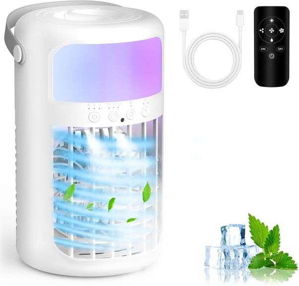 Portable AC, 4-IN-1 Ultra-Quiet, 1500ml, Remote image
