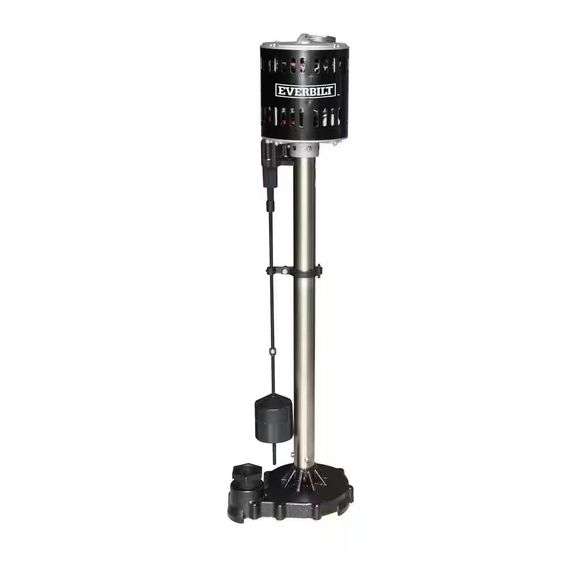 1/2 HP Stainless Steel Pedestal Sump Pump image