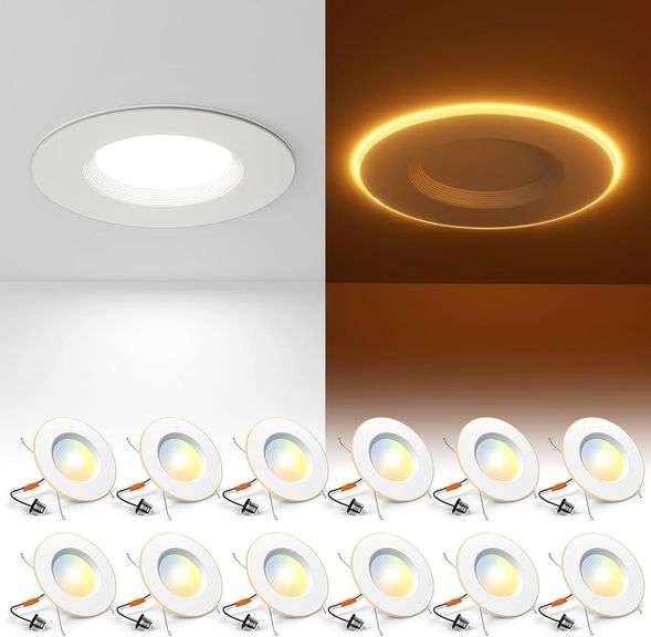 Amico 5/6" 5CCT Retrofit LED Can Lights image