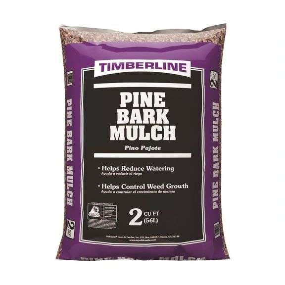 Timberline Natural Pine Bark Mulch 2 cu ft (Pallet) image
