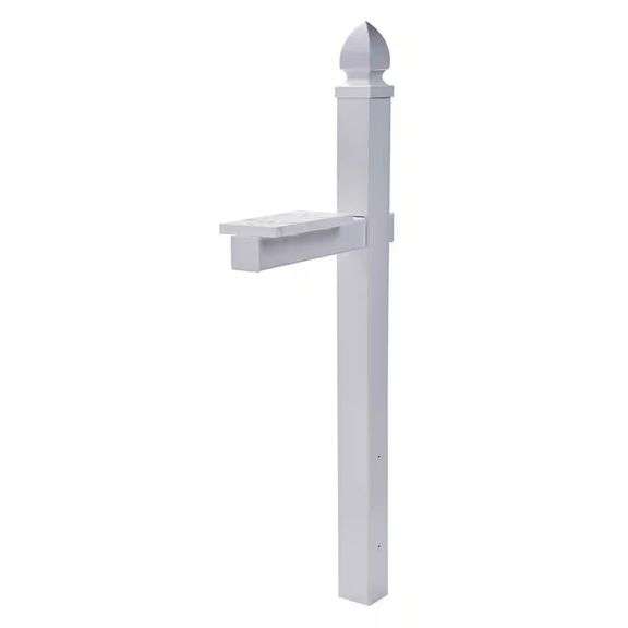 Architectural Mailboxes Whitley Post, White image