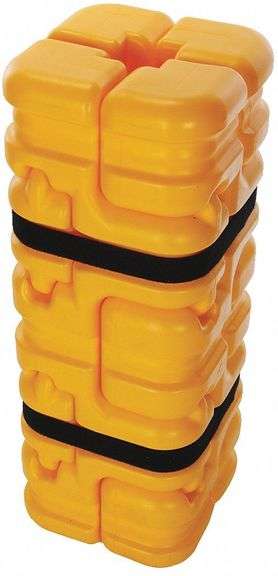 42in H, 16in W, Polyethylene/Vinyl, Yellow image