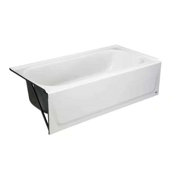 Maui 60x30 Soaking Bathtub Left Drain White image