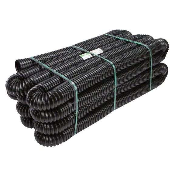 4 in. x 100 ft. Black Copolymer Drain Pipe image