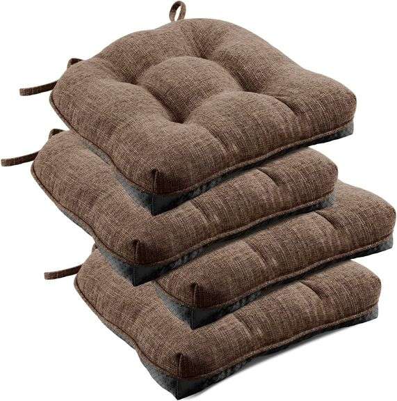 downluxe Indoor Chair Cushions, 15.5" x 15.5" x 4" image