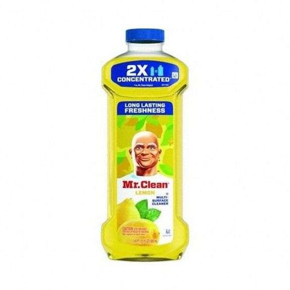 MR. CLEAN Cleaner, 23 oz, Lemon, 9 PK image